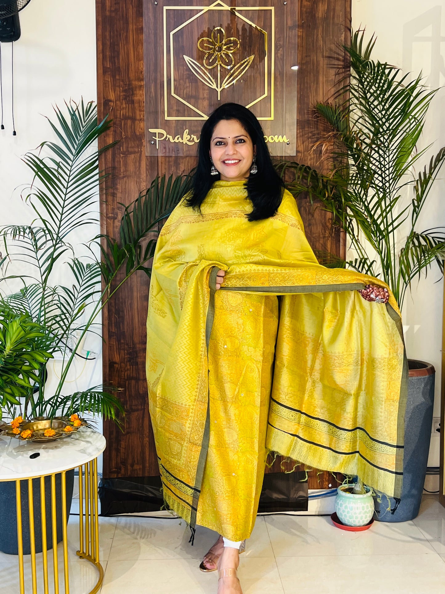 CHANDERI SILK SUIT