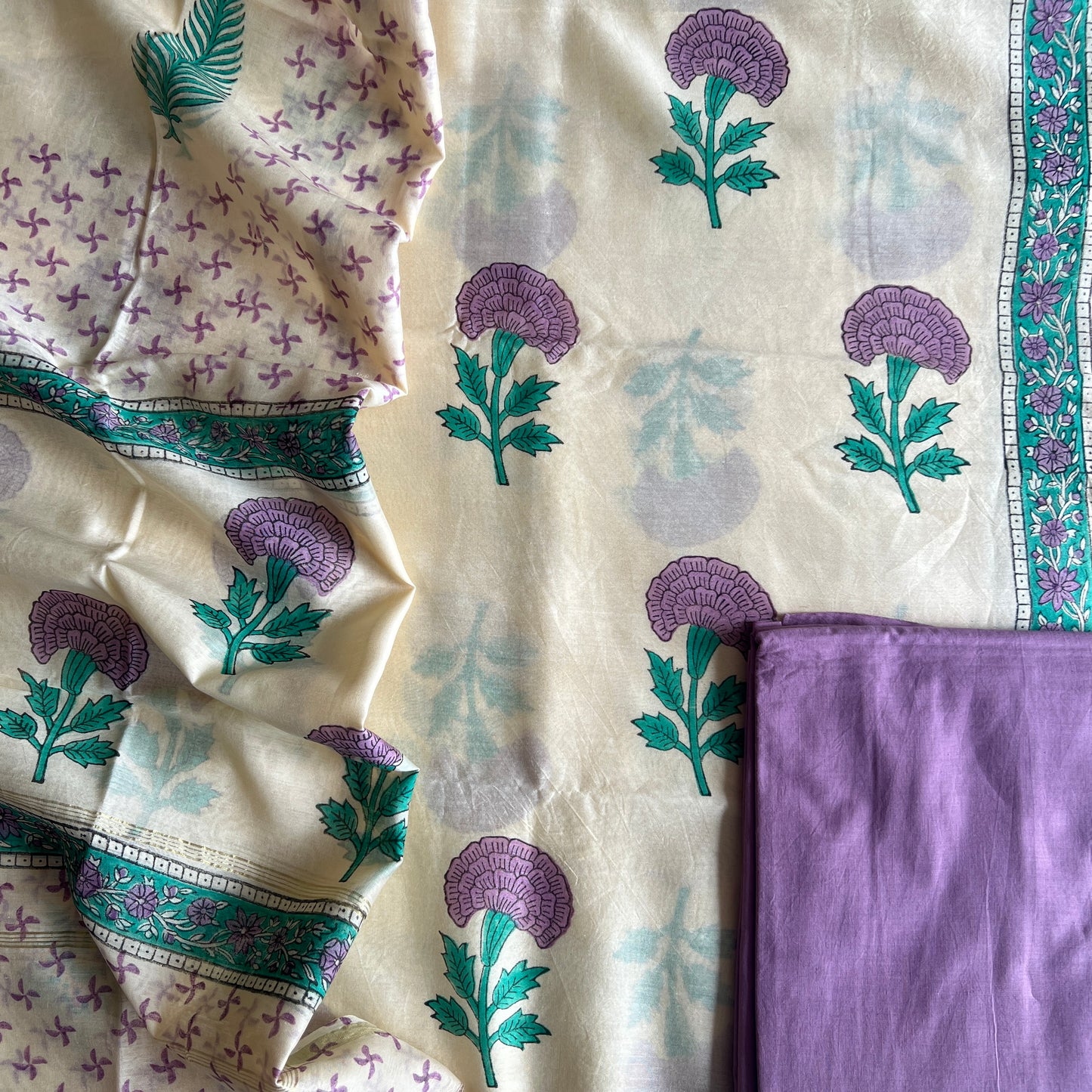 CHANDERI SILK SUIT (PH4566)