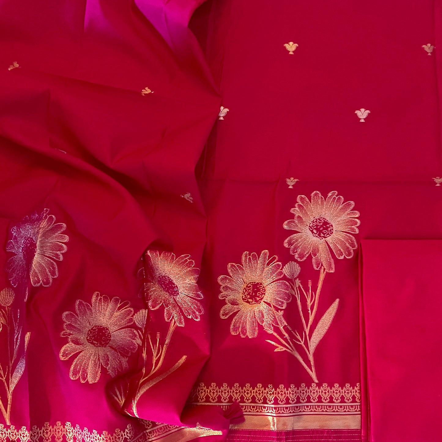 CHANDERI SILK SUIT