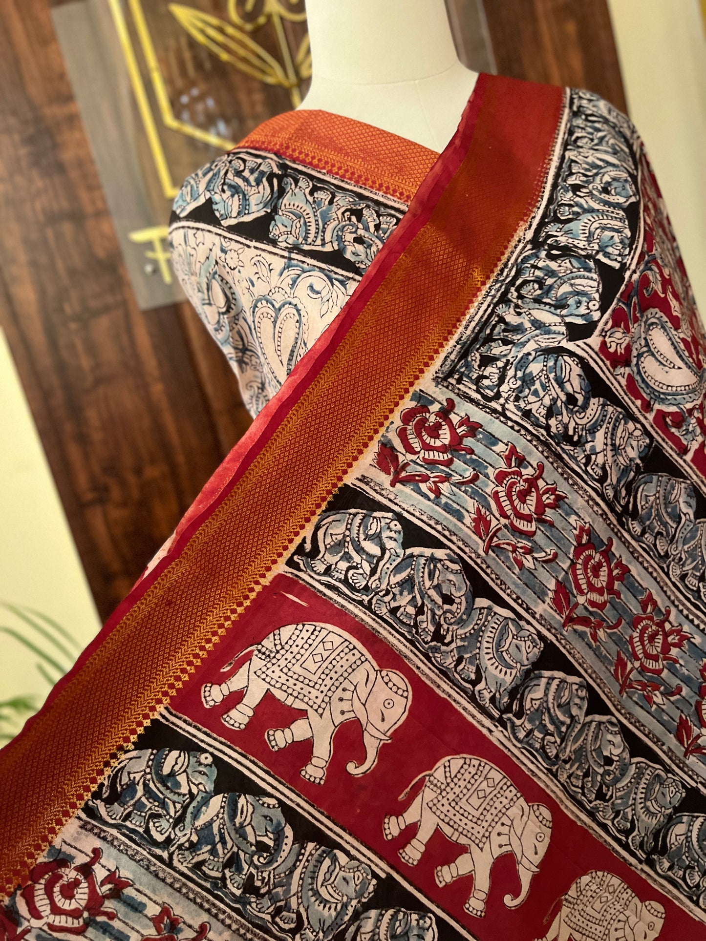 KALAMKARI SILK SAREE