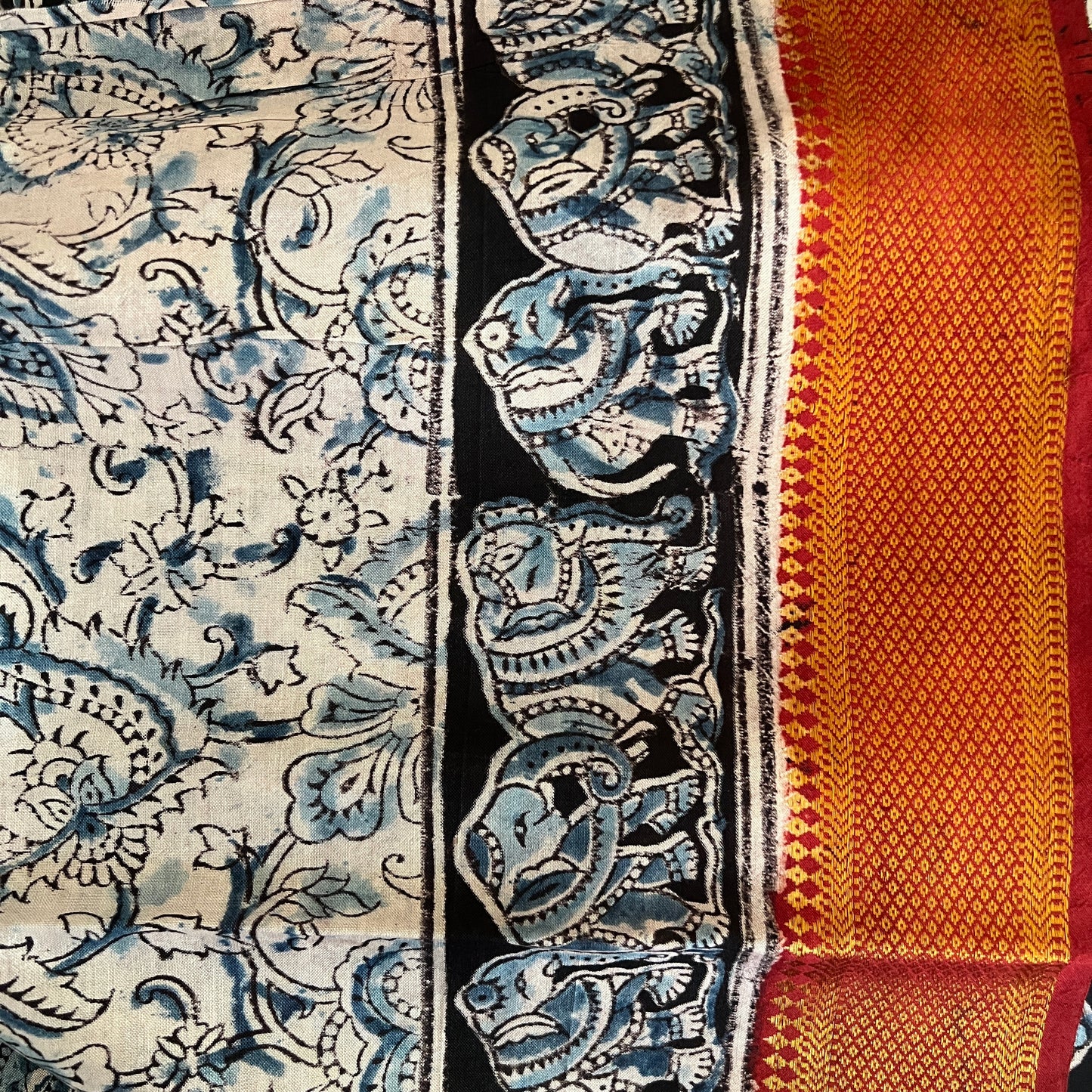 KALAMKARI SILK SAREE