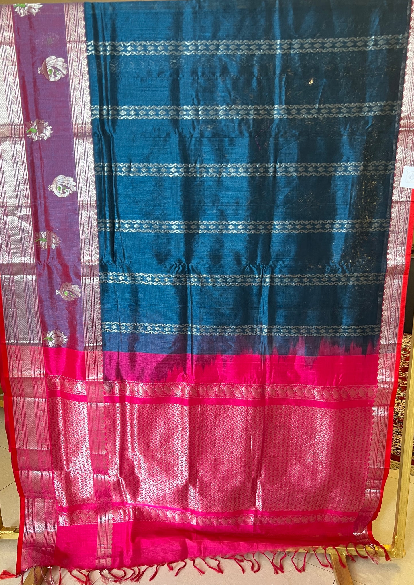 PURE GADWAL SILK HANDLOOM SAREE