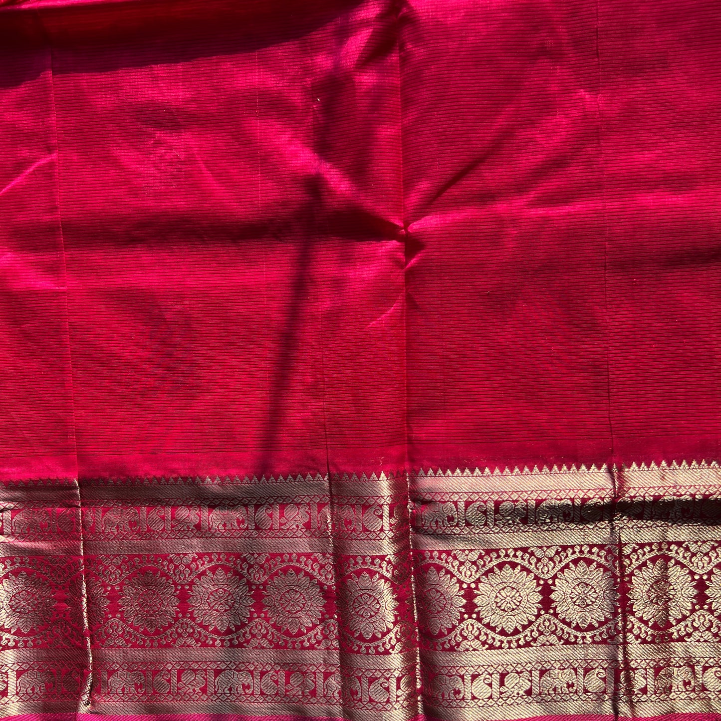 PURE GADWAL SILK HANDLOOM SAREE