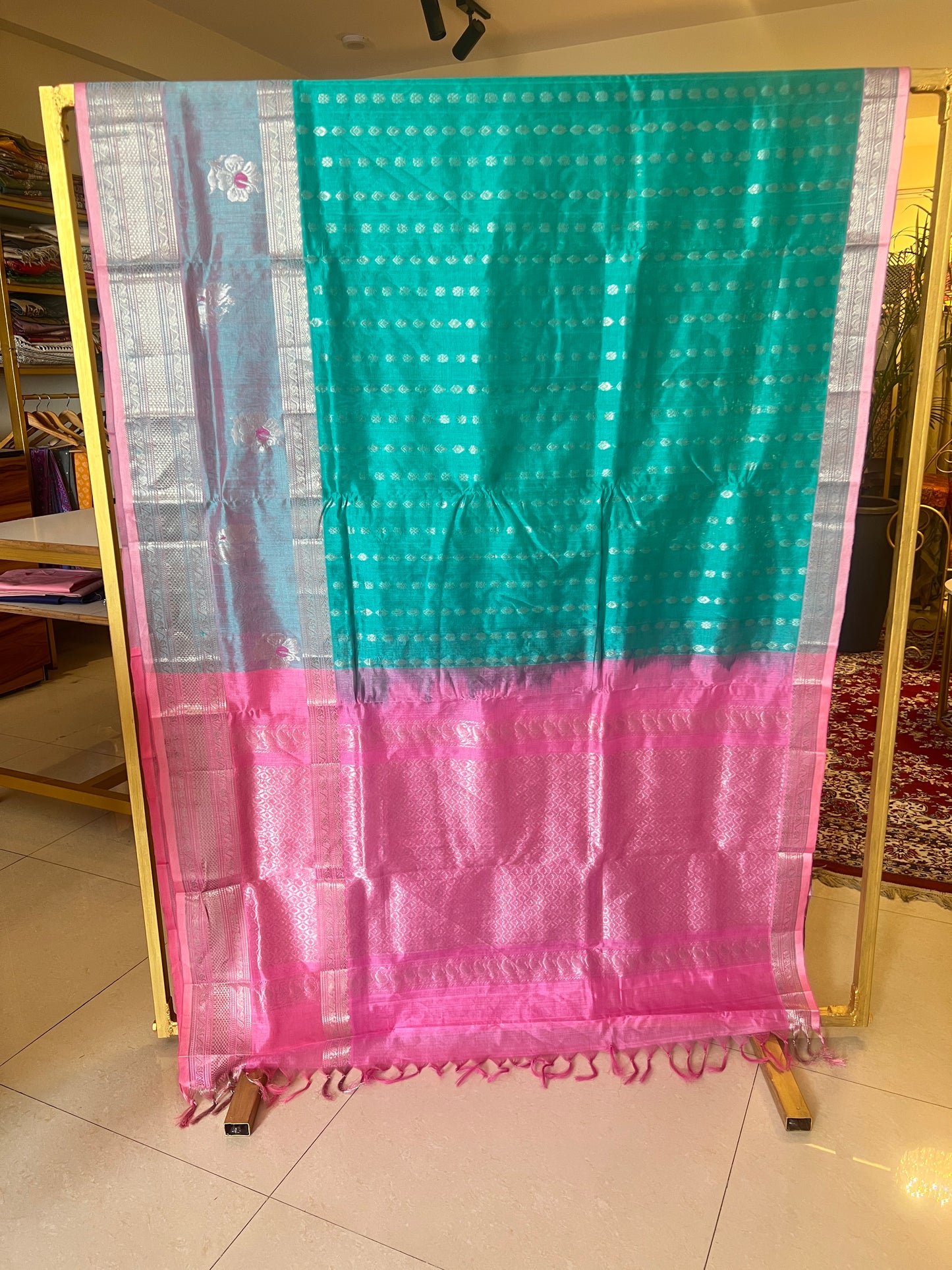PURE GADWAL SILK HANDLOOM SAREE