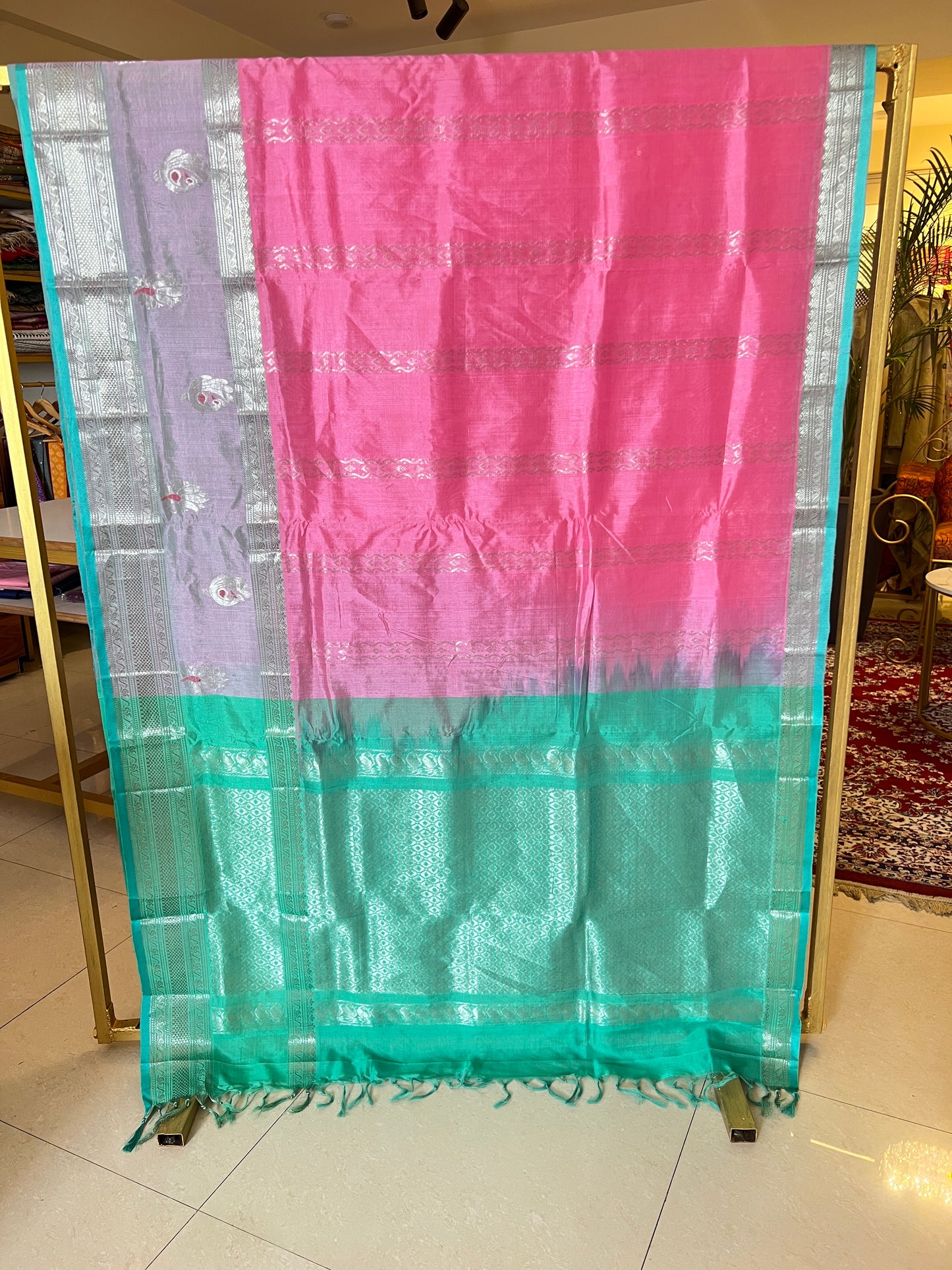 PURE GADWAL SILK HANDLOOM SAREE