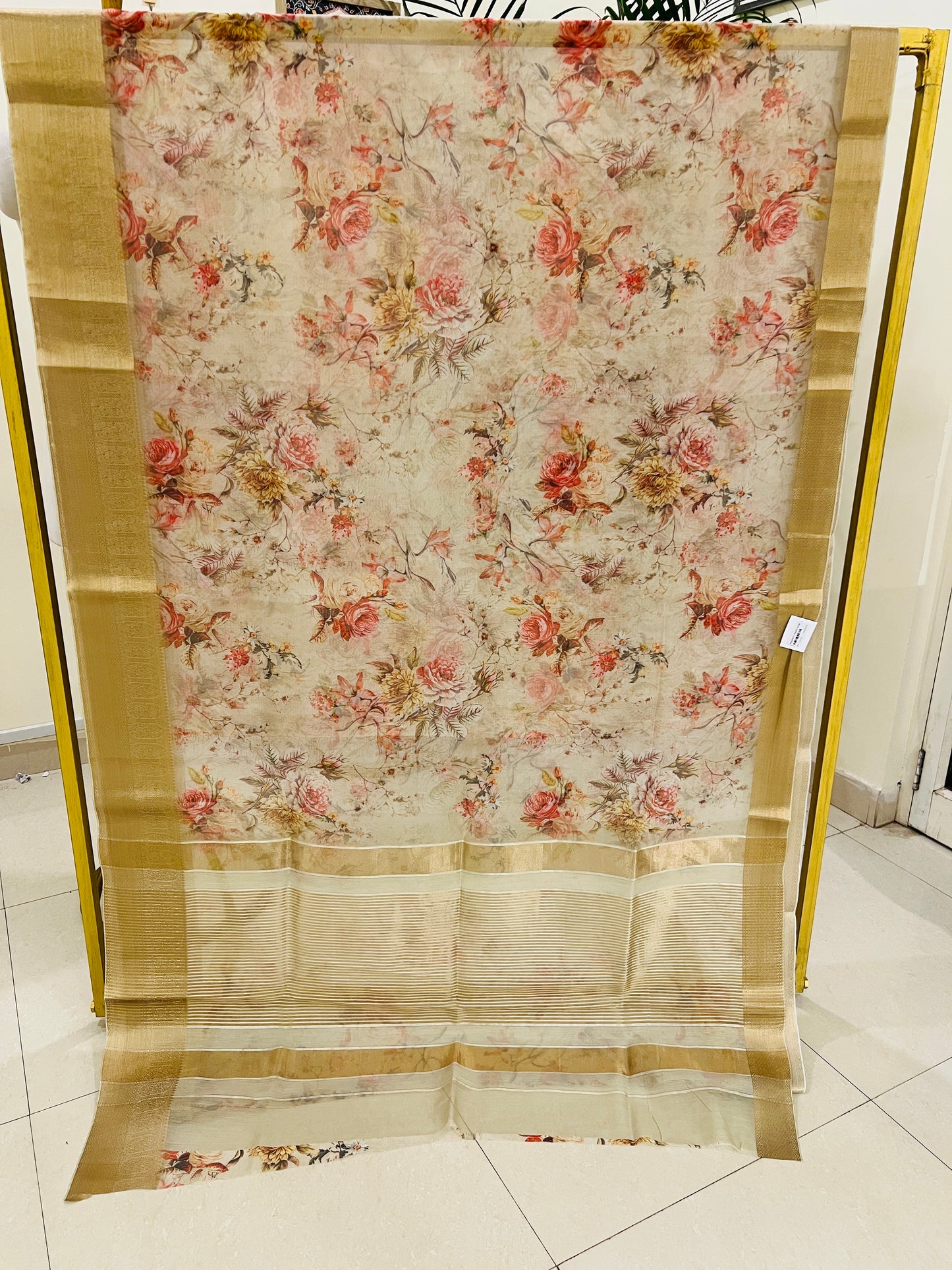 FINE ORGANZA SAREE (PH4784)