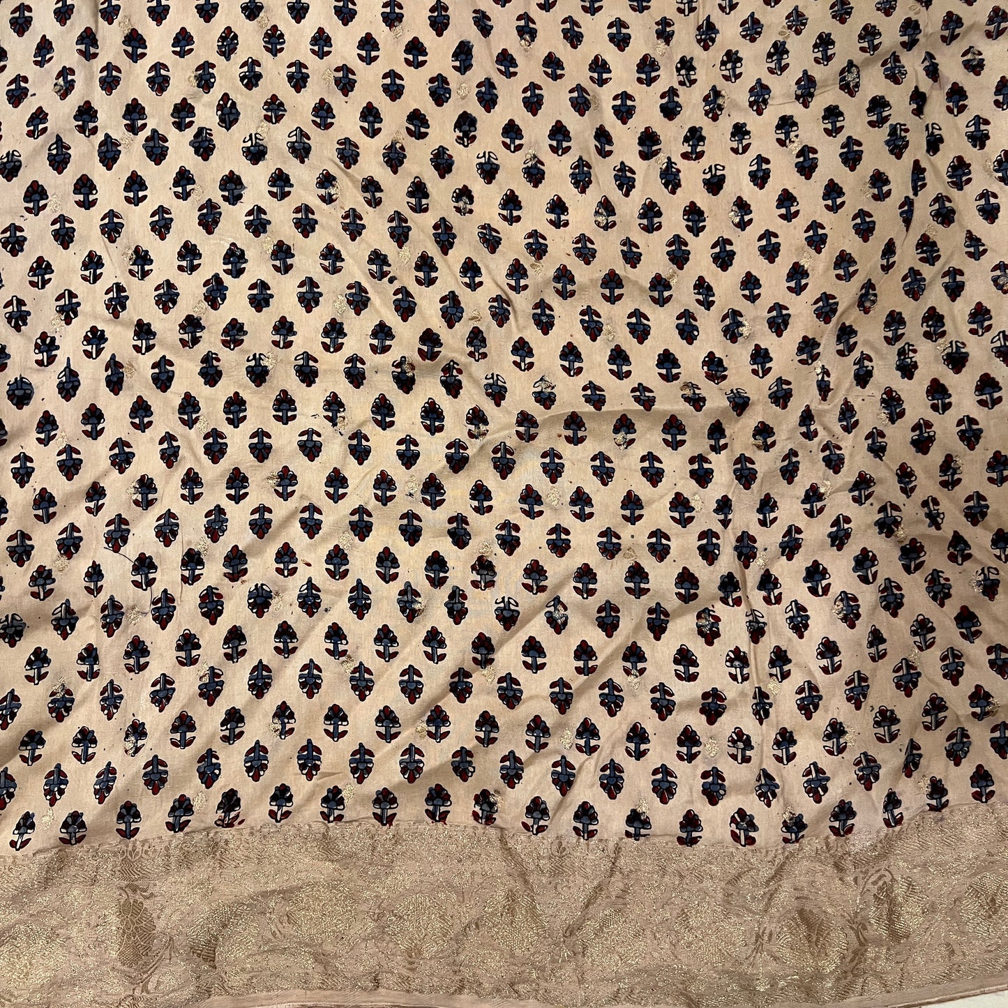 AJRAKH DOLA SILK SAREE (PH4817)