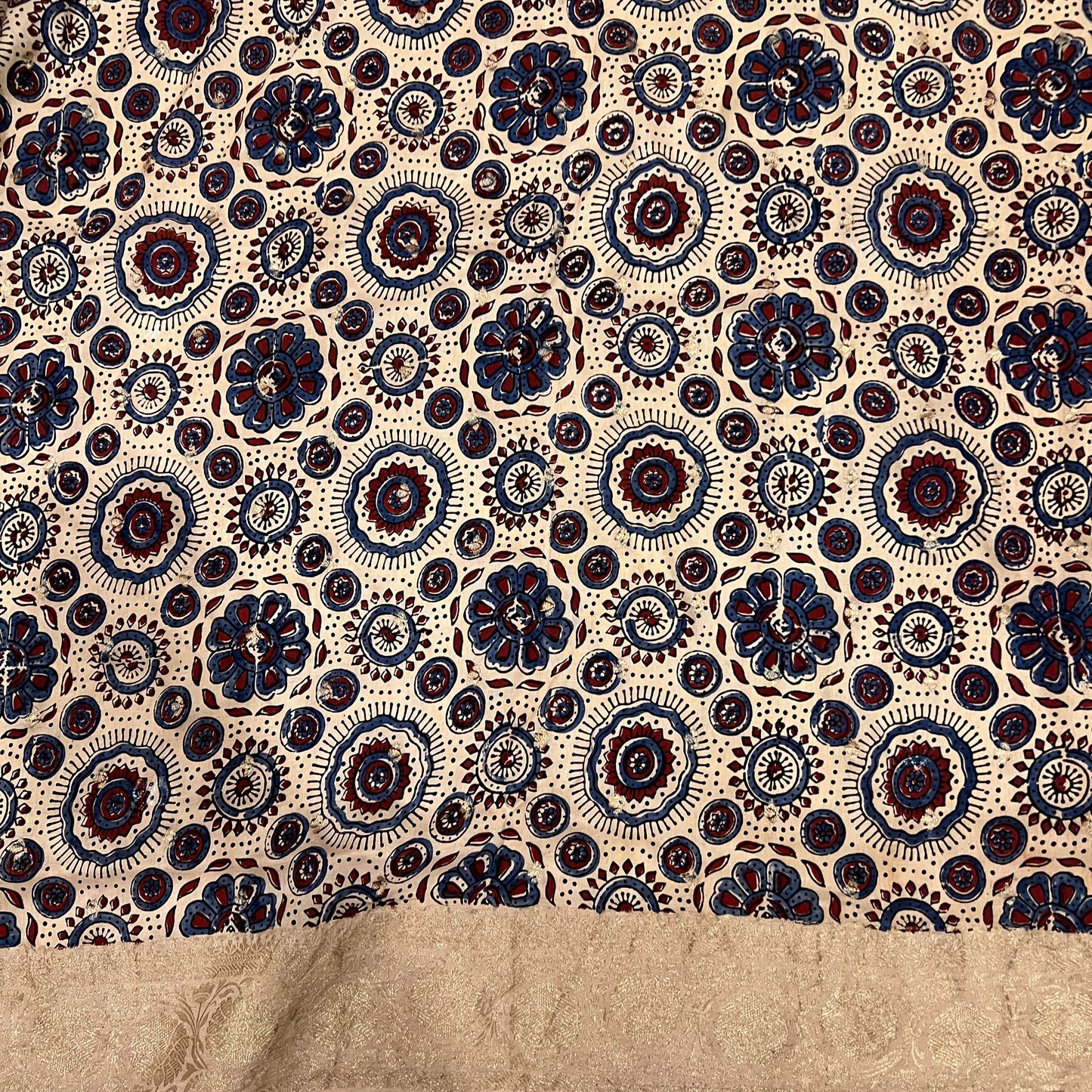 AJRAKH DOLA SILK SAREE (PH4822)