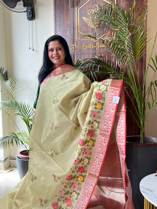 TISSUE DORIYA SAREE (PH4837)