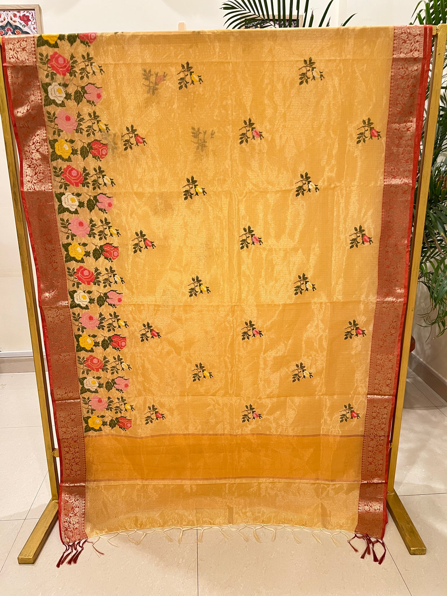 TISSUE DORIYA SAREE (PH4838)