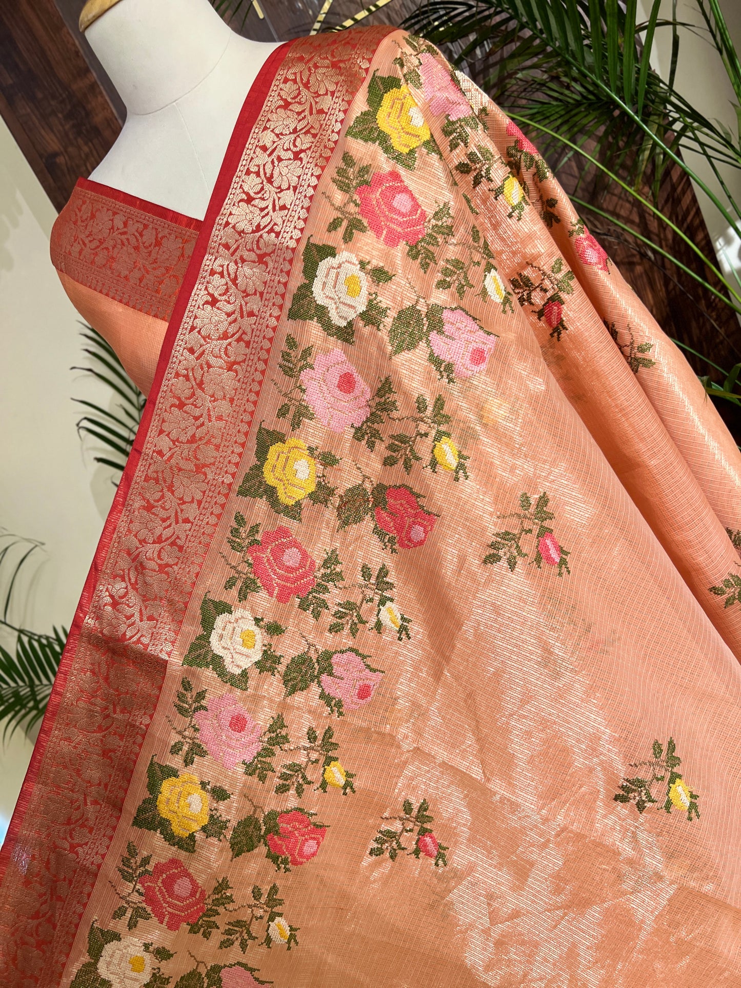 TISSUE DORIYA SAREE (PH4839)
