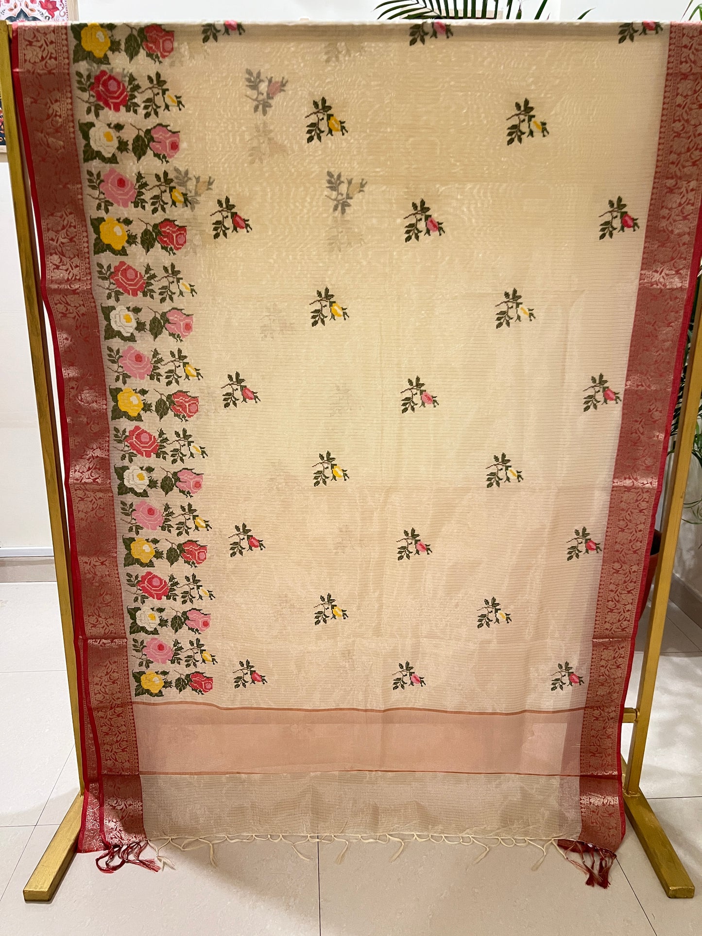 TISSUE DORIYA SAREE (PH4840)