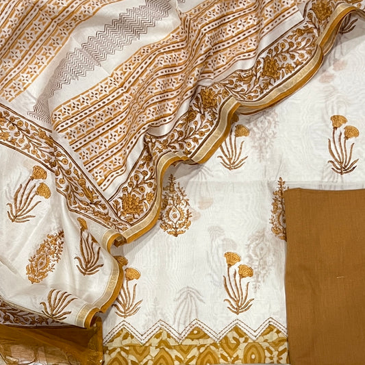 CHANDERI SILK SUIT (PH4873)