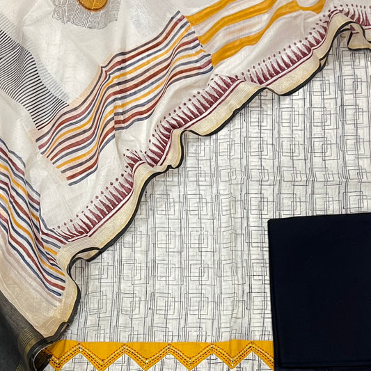 CHANDERI SILK SUIT (PH4884)