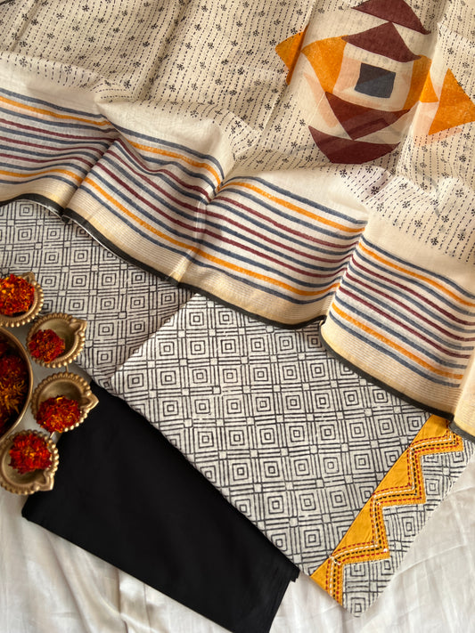 CHANDERI SILK SUIT (PH4885)
