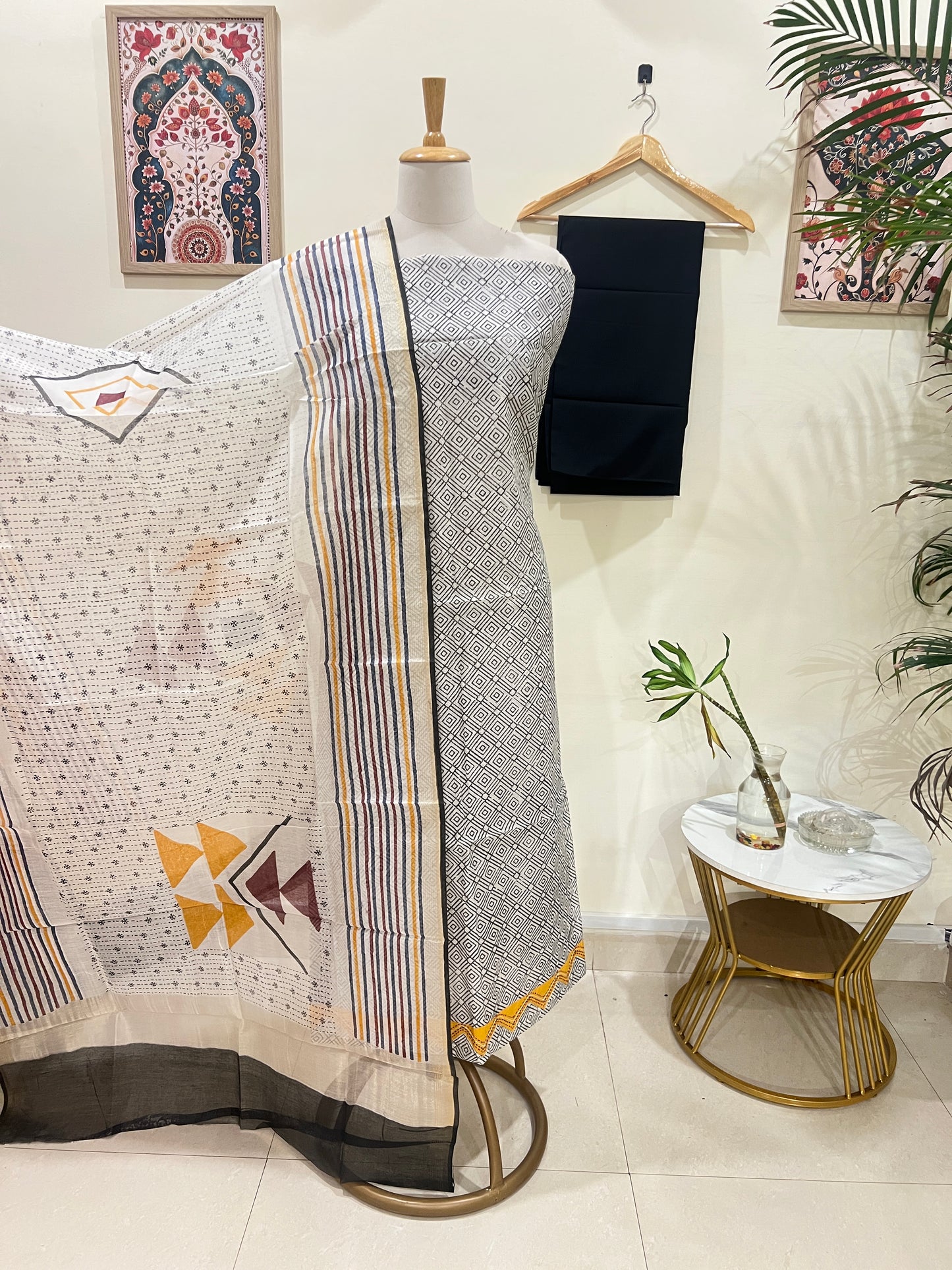 CHANDERI SILK SUIT (PH4885)