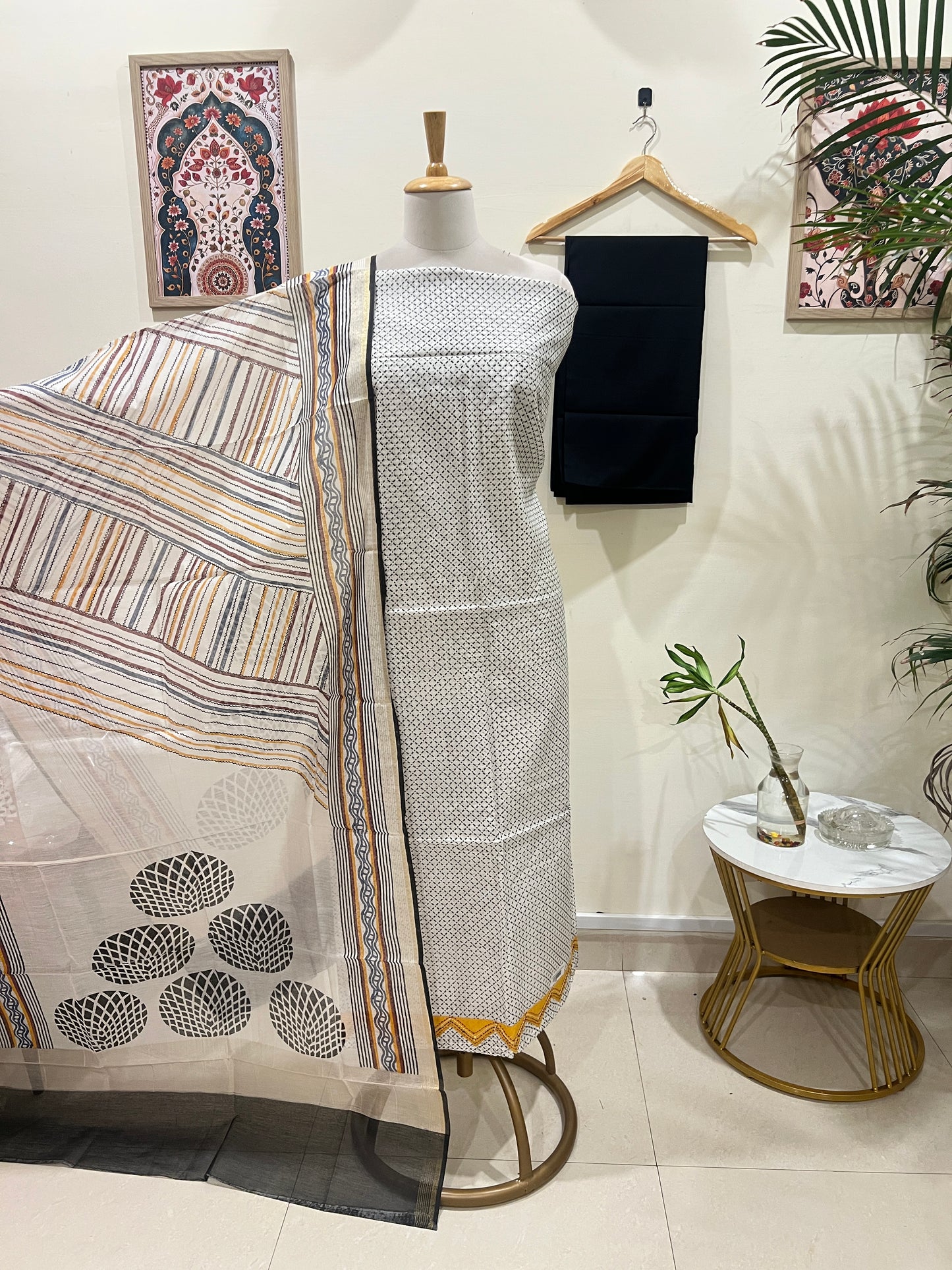 CHANDERI SILK SUIT (PH4887)