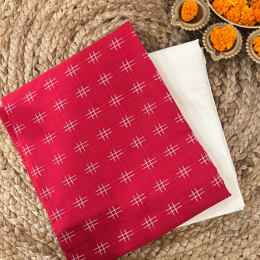 "Soft Handloom Cotton Fabric for Daily Wear💫"