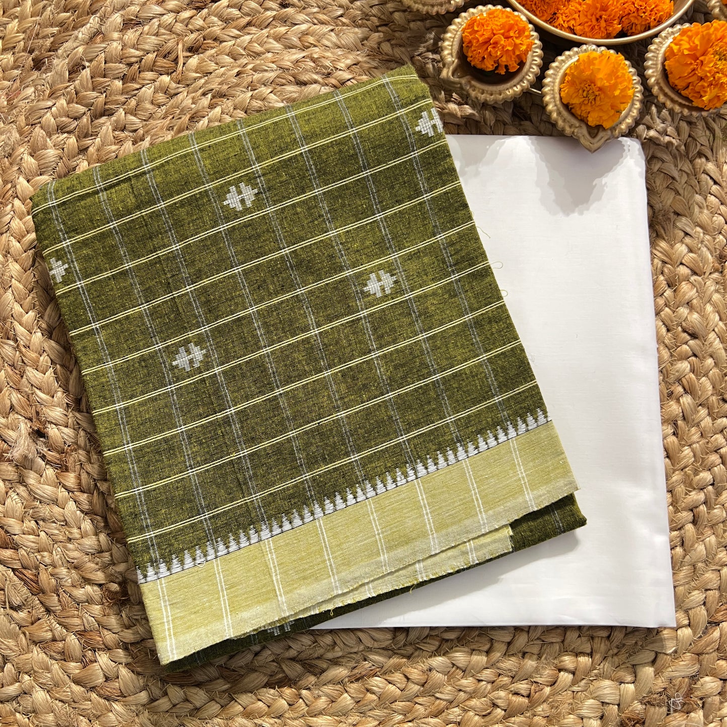 "Soft Handloom Cotton Fabric for Daily Wear💫"