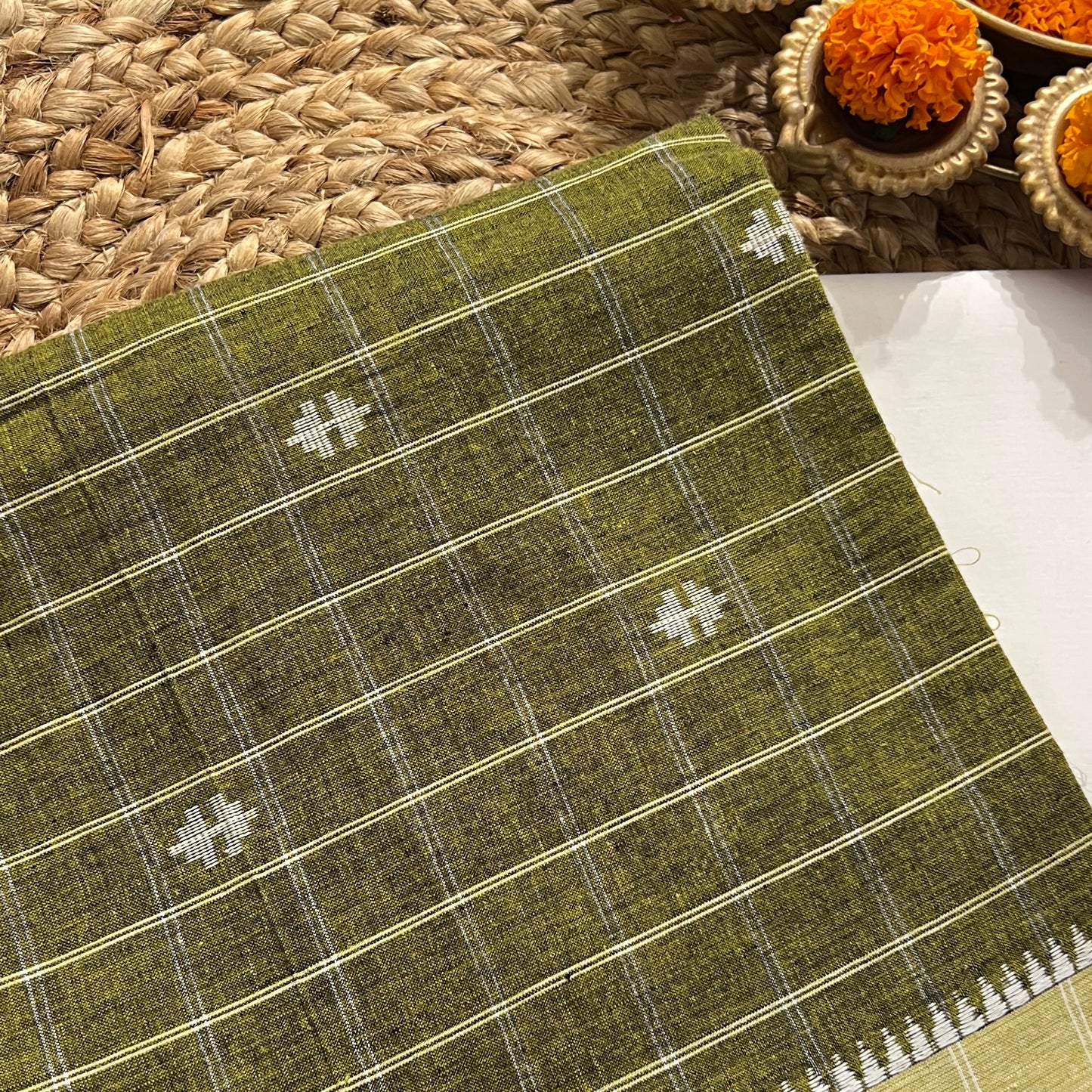 "Soft Handloom Cotton Fabric for Daily Wear💫"