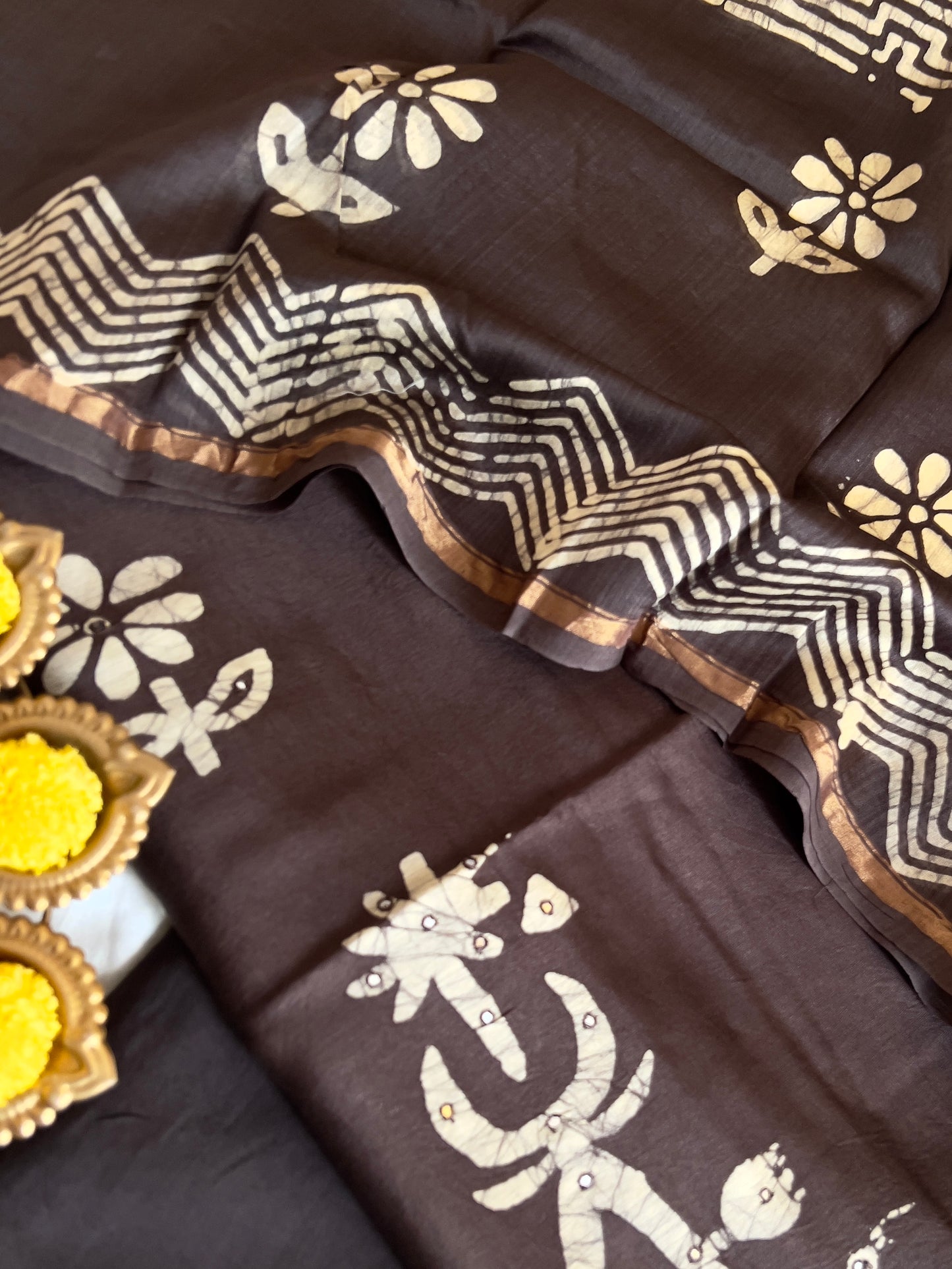 FINE CHANDERI SILK SUIT