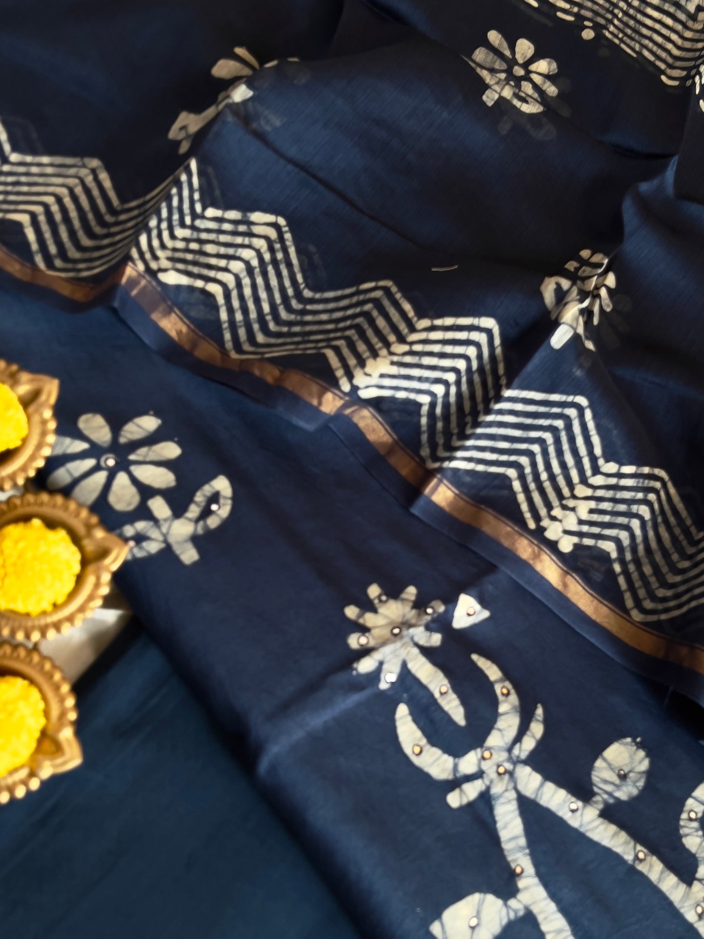 FINE CHANDERI SILK SUIT