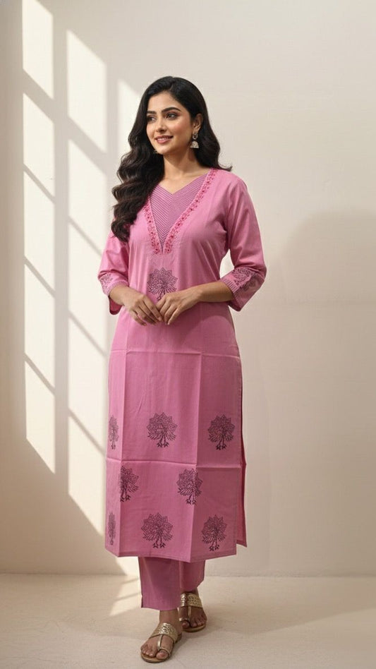 HANDLOOM COTTON KURTI (PH5141)