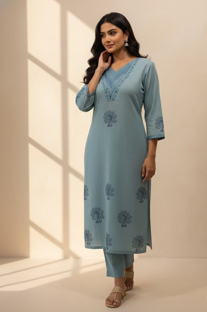 HANDLOOM COTTON SUIT