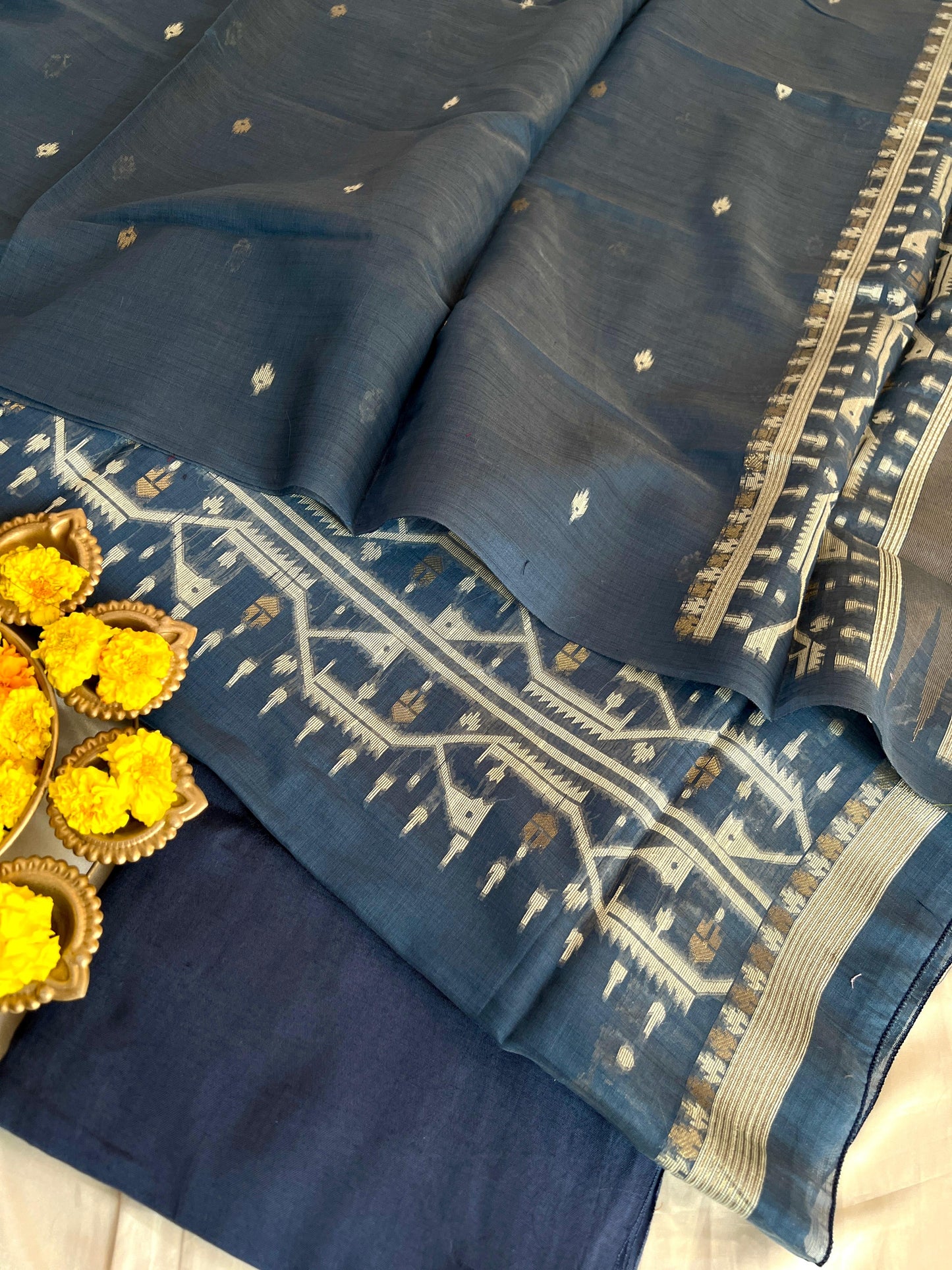 SLUB CHANDERI SUIT