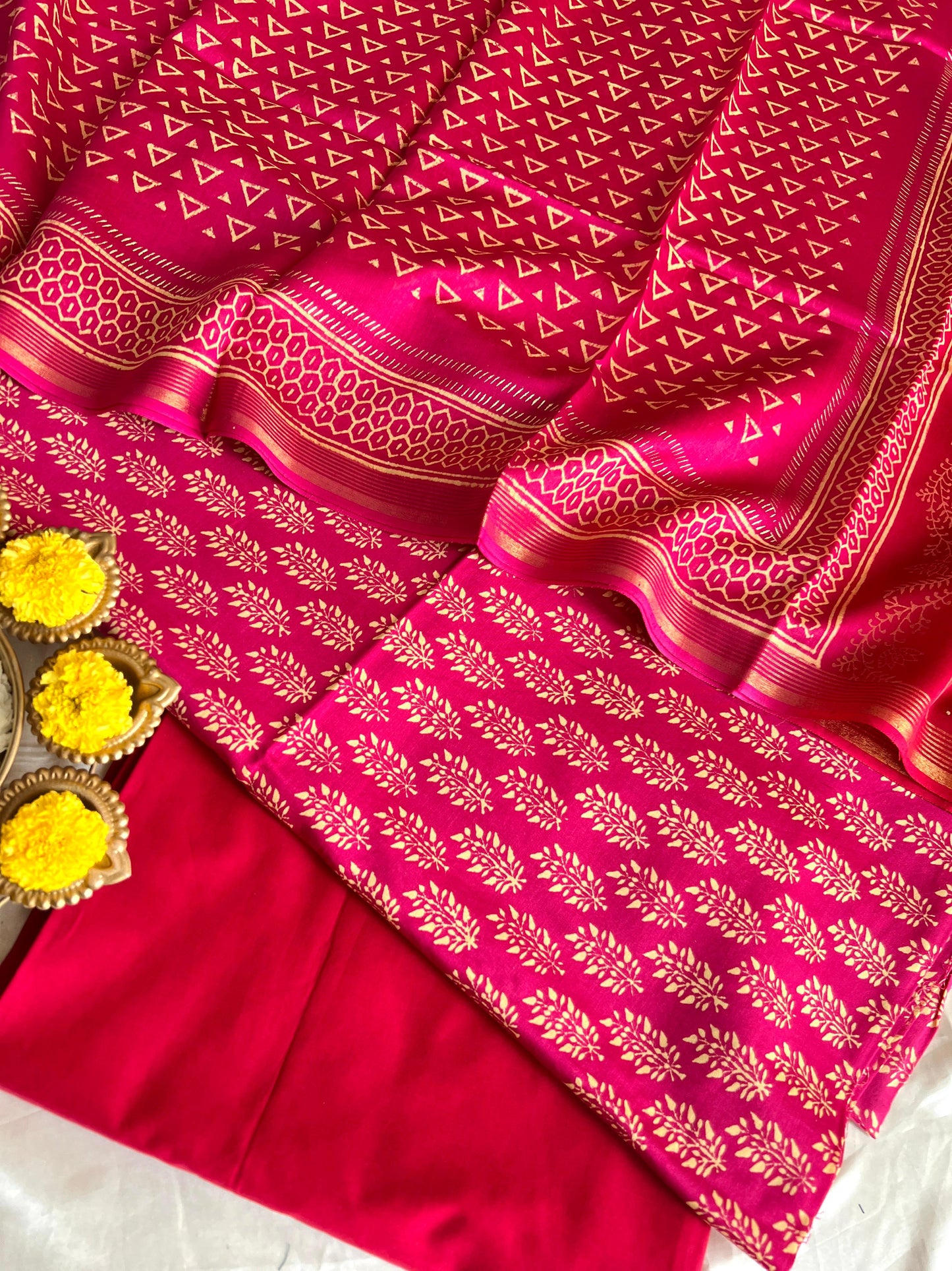 CHANDERI SILK SUIT