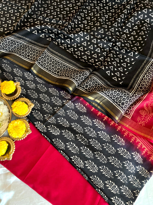CHANDERI SILK SUIT