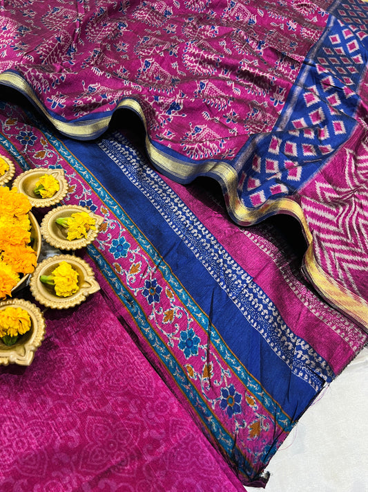 COTTON SILK SUIT