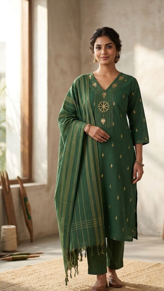 HANDLOOM STITCHED SUIT (PH6073)