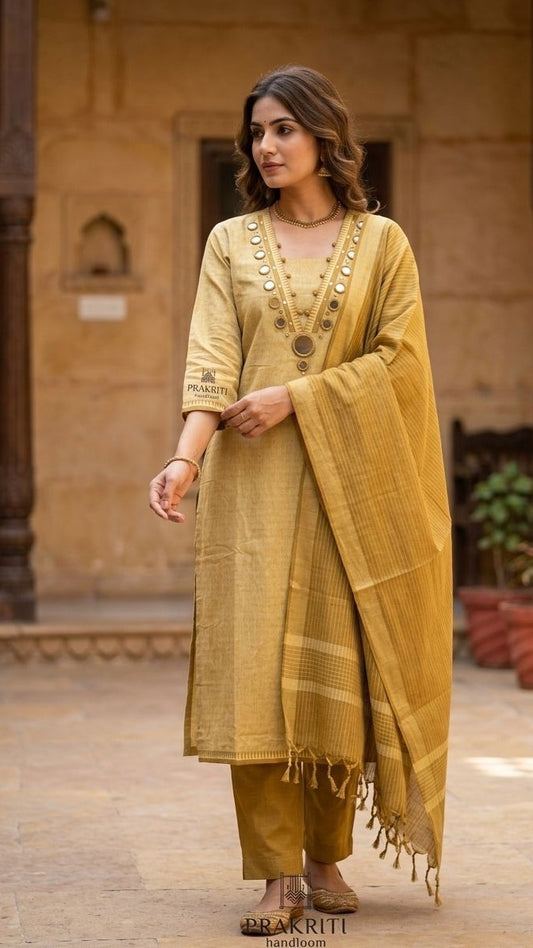 HANDLOOM STITCHED SUIT (PH6079)