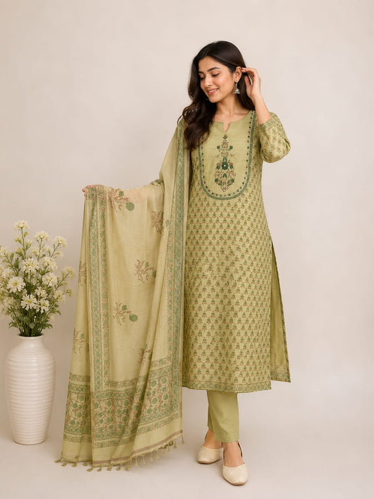 MUL CHANDERI SUITS (PH6326)
