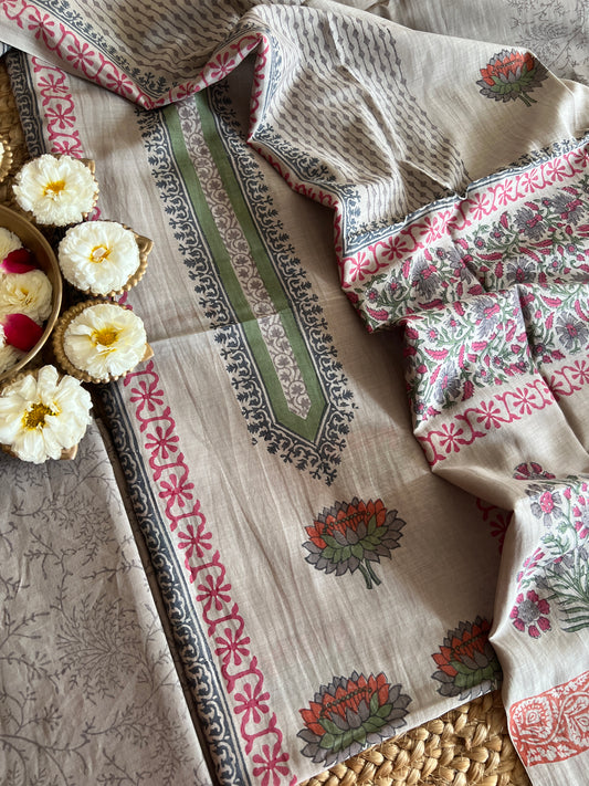 MUL CHANDERI SUIT
