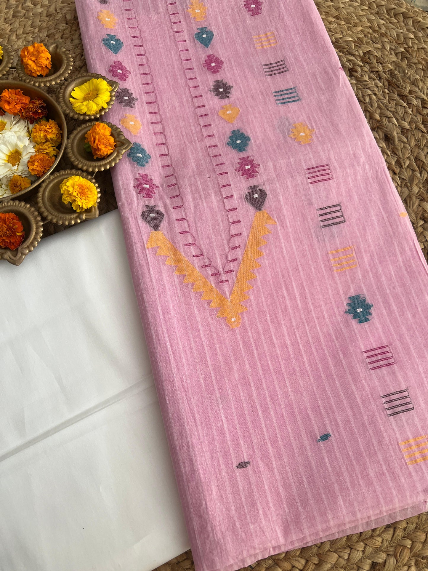 JAMDANI TANT KURTA