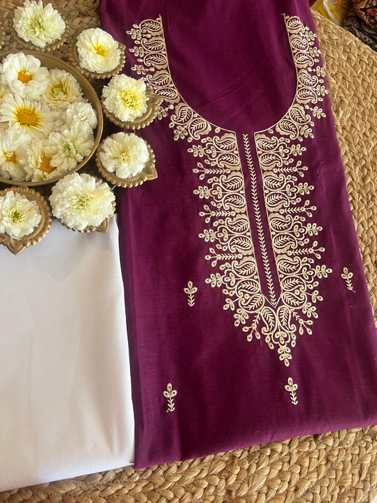 COTTON SILK SUIT (PH6605)