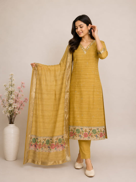 ART SILK SUITS (PH6856)