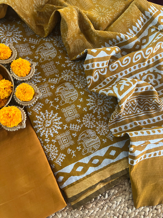 COTTON SILK SUIT (PH7182)