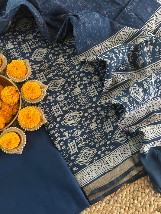 COTTON SILK SUIT (PH7196)
