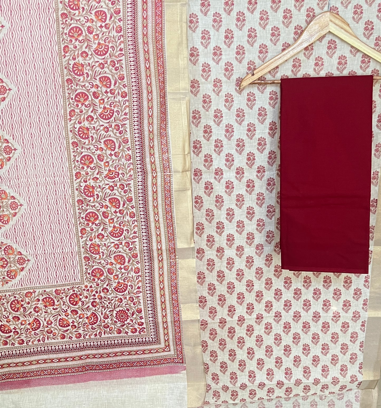 COTTON CHANDERI SUIT (PH7198)