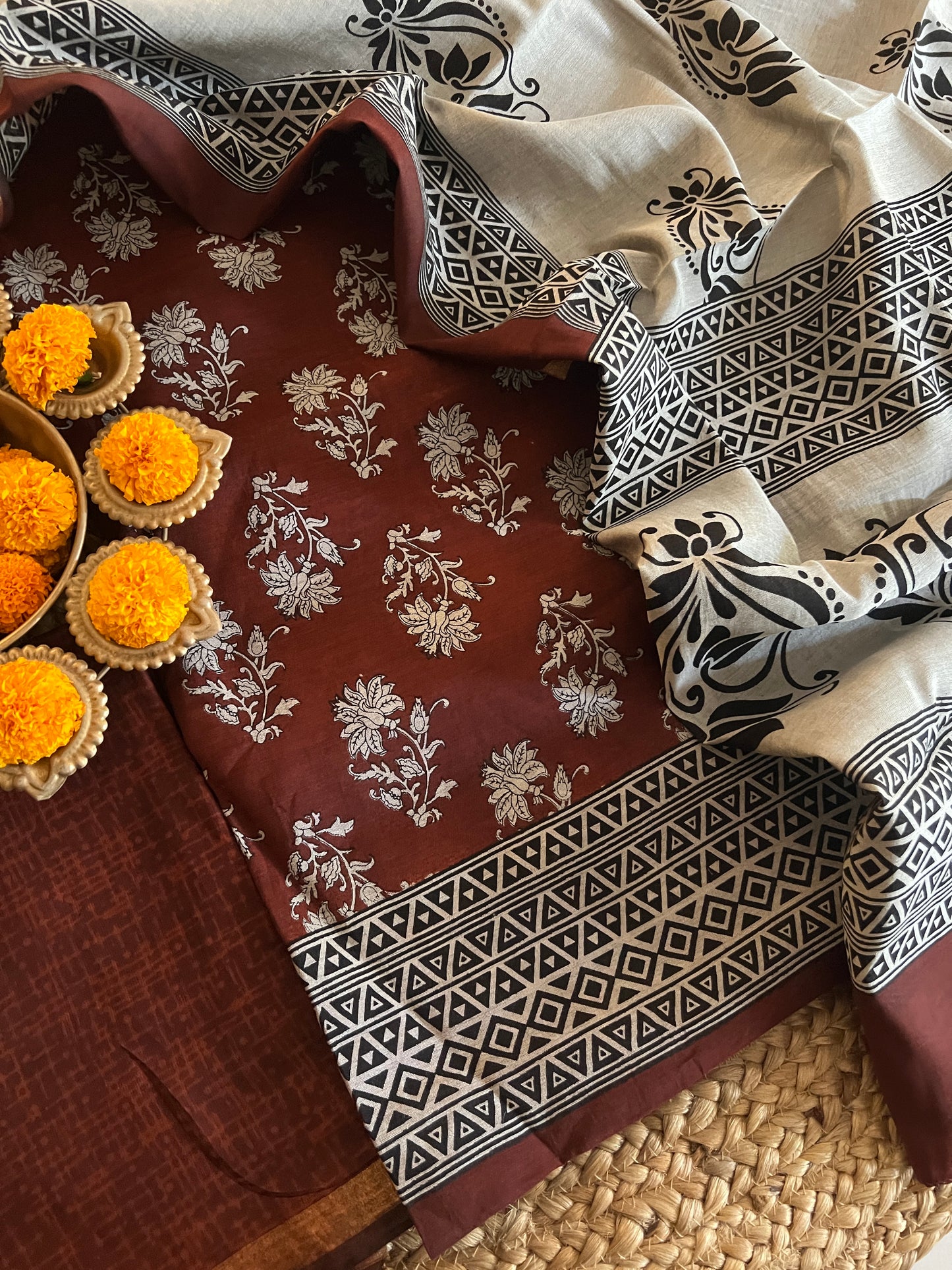 COTTON SILK SUIT (PH7206)