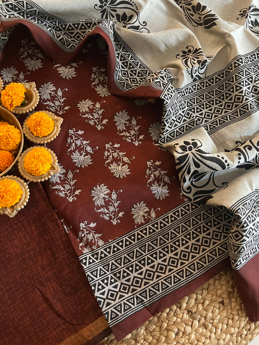 COTTON SILK SUIT (PH7206)