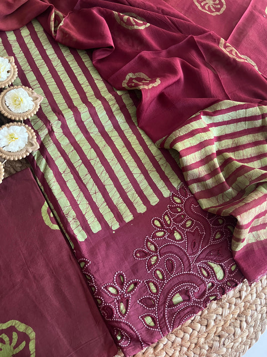 CHANDERI SILK SUIT (PH7279)