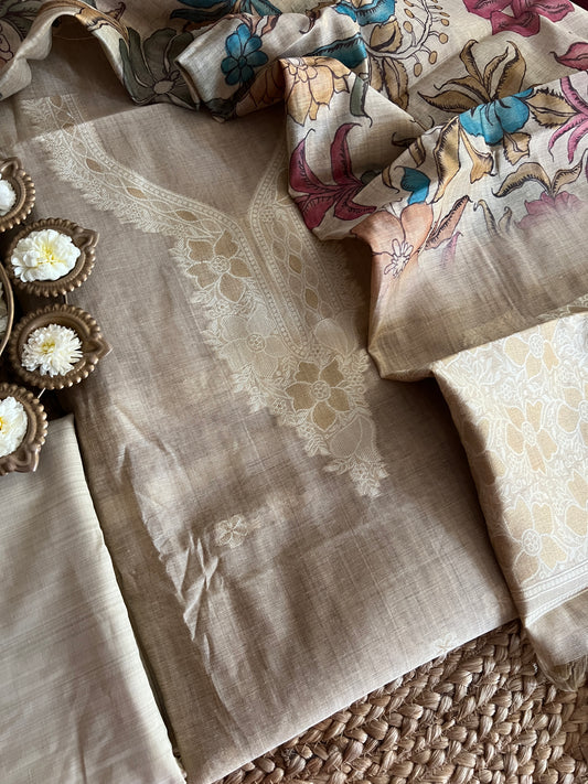 SLUB CHANDERI SUIT (PH7315)