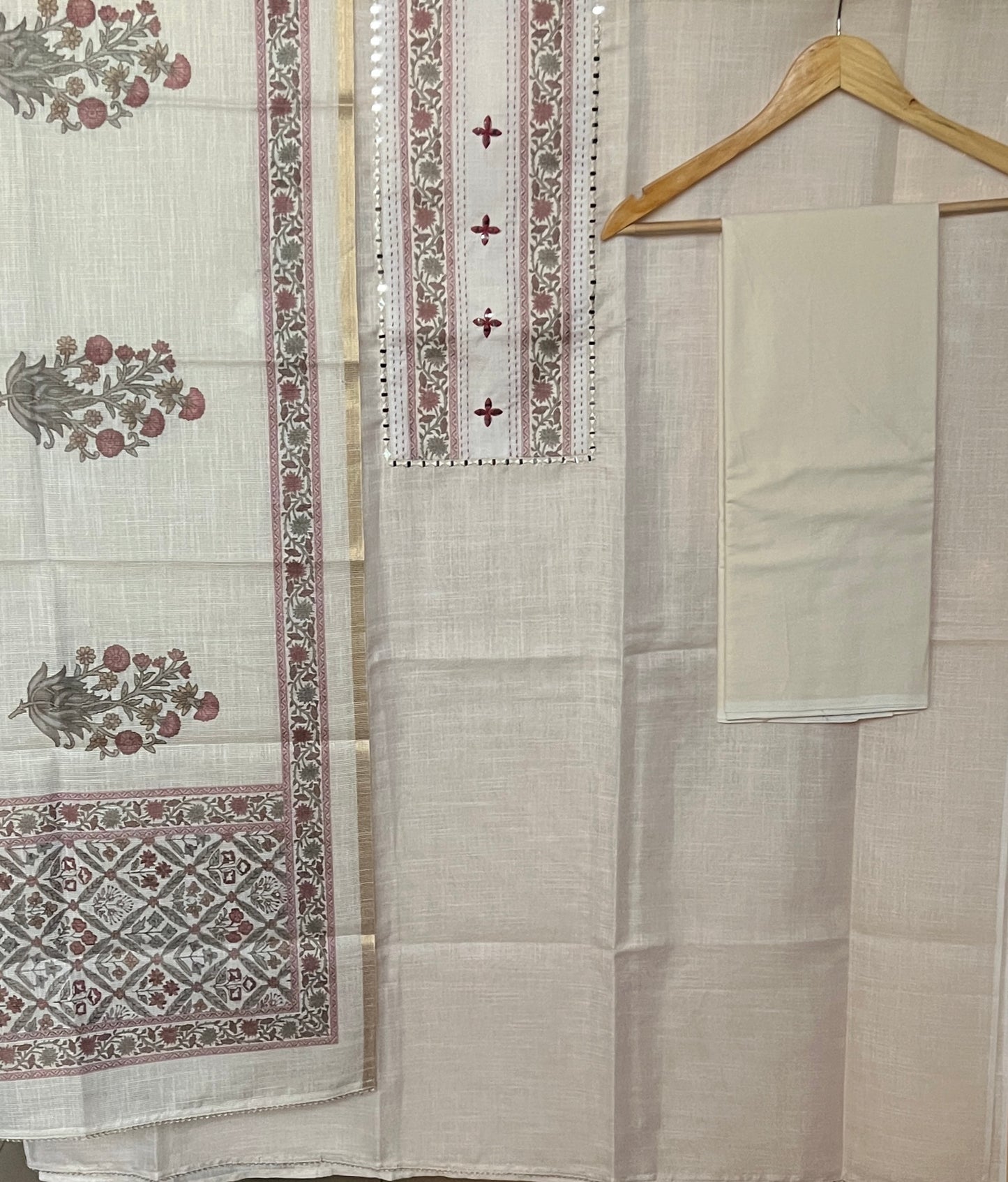 TISSUE  LINEN SUIT (PH7542)