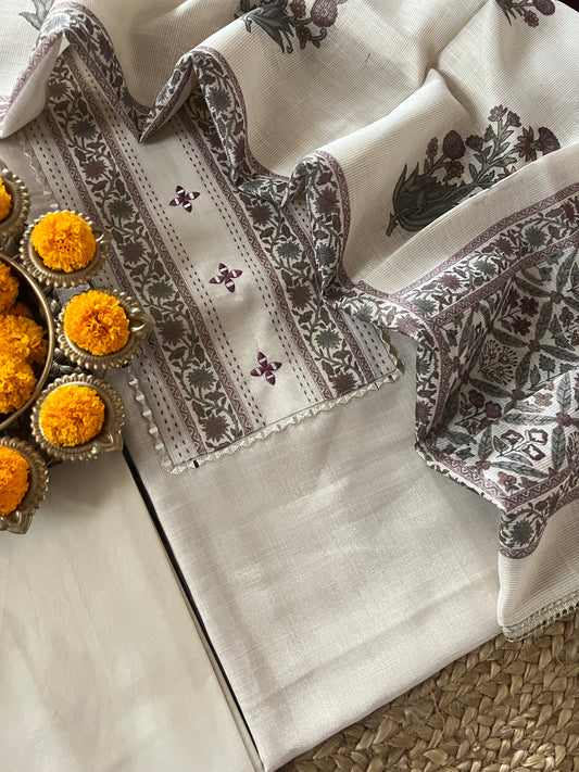 TISSUE LINEN SUIT (PH7547)