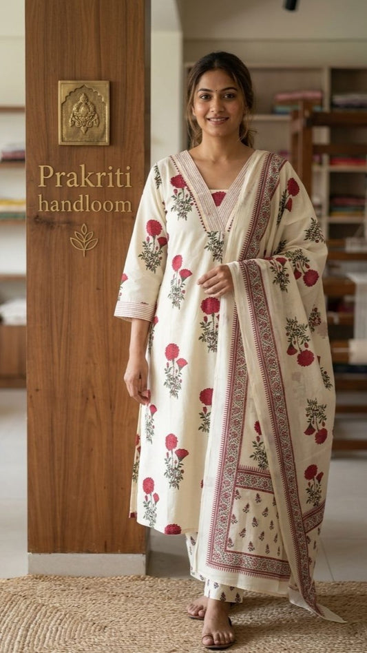 COTTON STITCHED SUIT (PH7575)