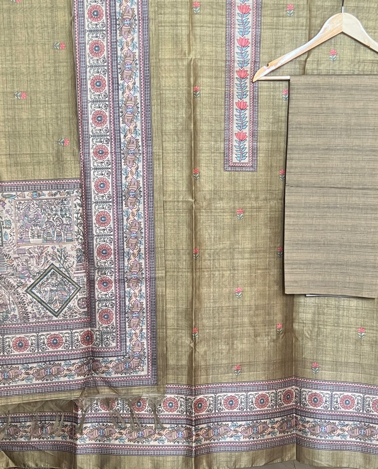 SEMI TUSSAR SUIT (PH7884)